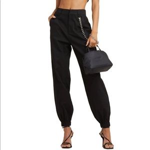 I Am GIA Cobain Black Cinch Pants Size Small